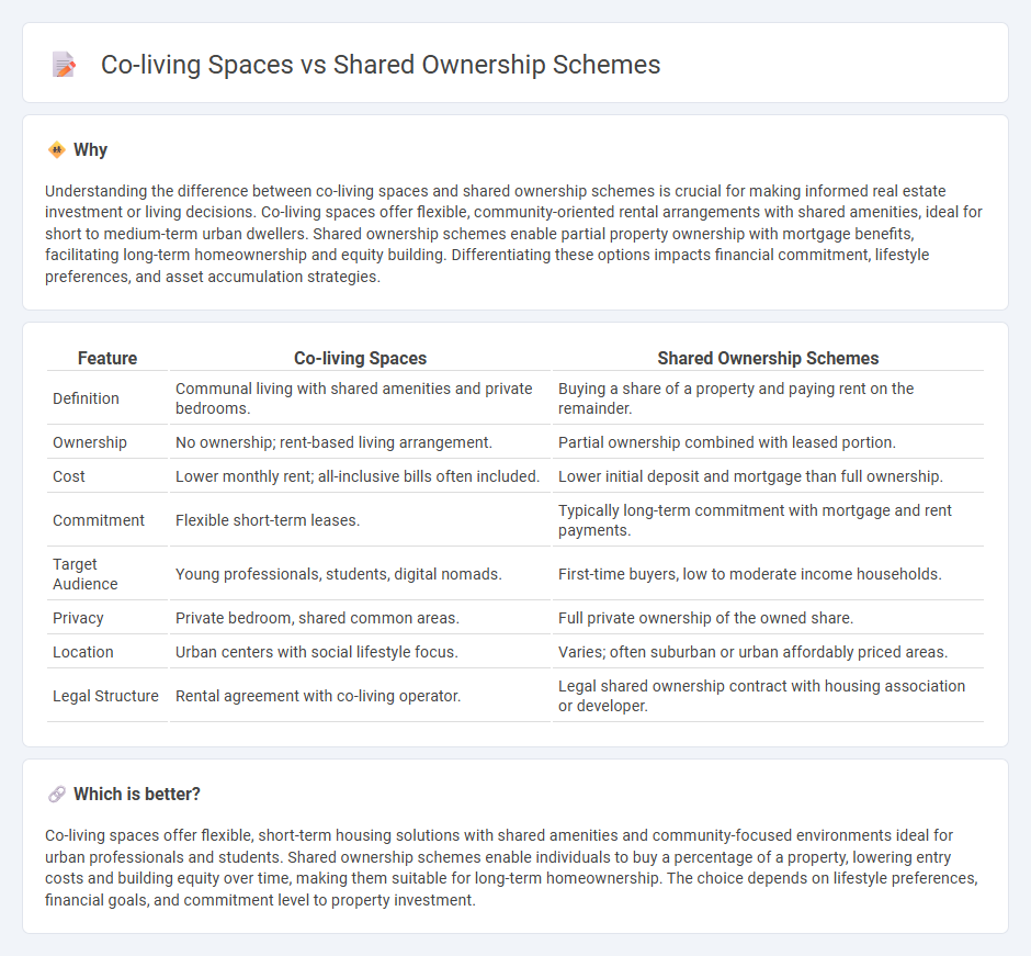 Co-Living Spaces vs Shared Ownership Schemes in Real Estate