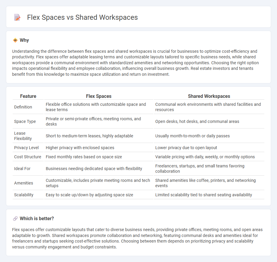 Flex Spaces vs Shared Workspaces in Real Estate