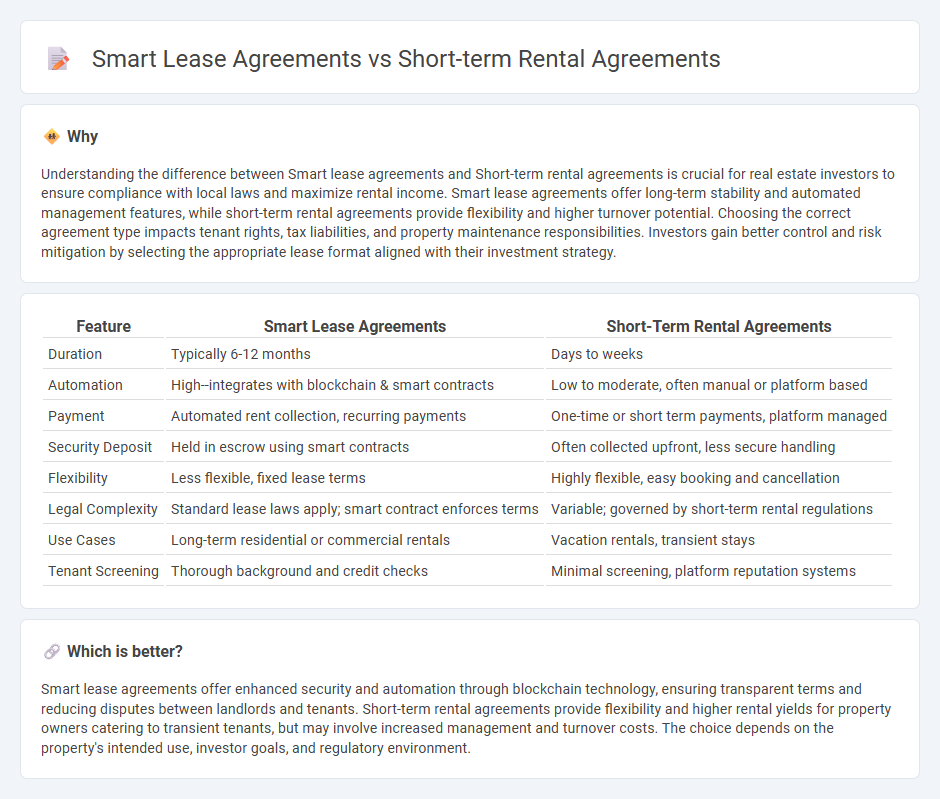 Smart Lease Agreements vs Short-Term Rental Agreements in Real Estate