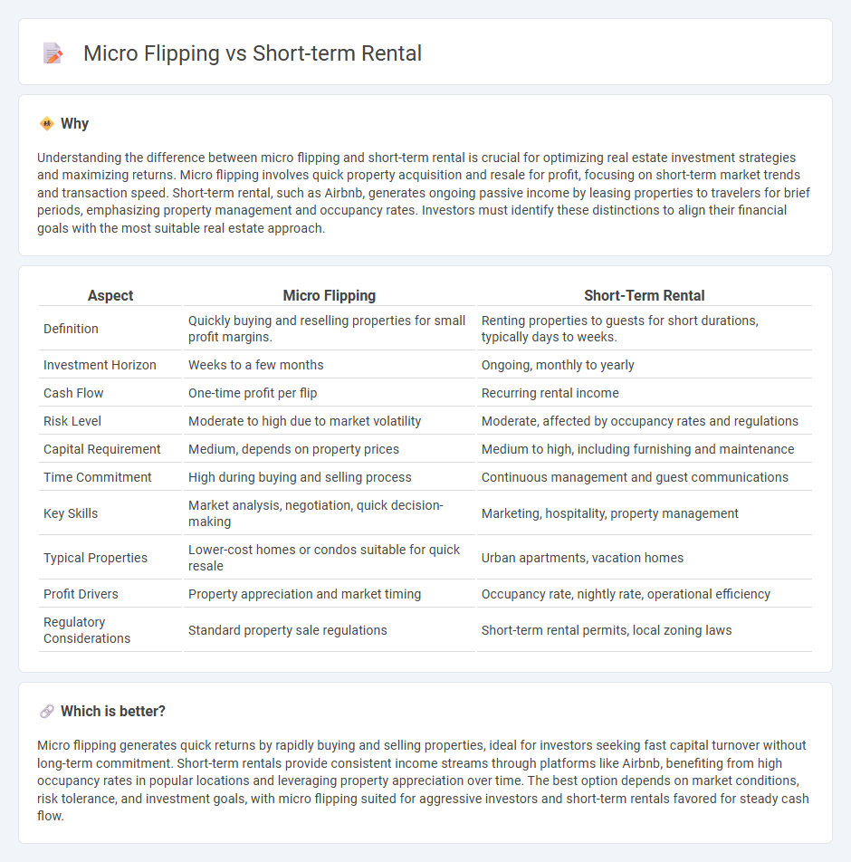 Micro Flipping vs Short-Term Rental in Real Estate