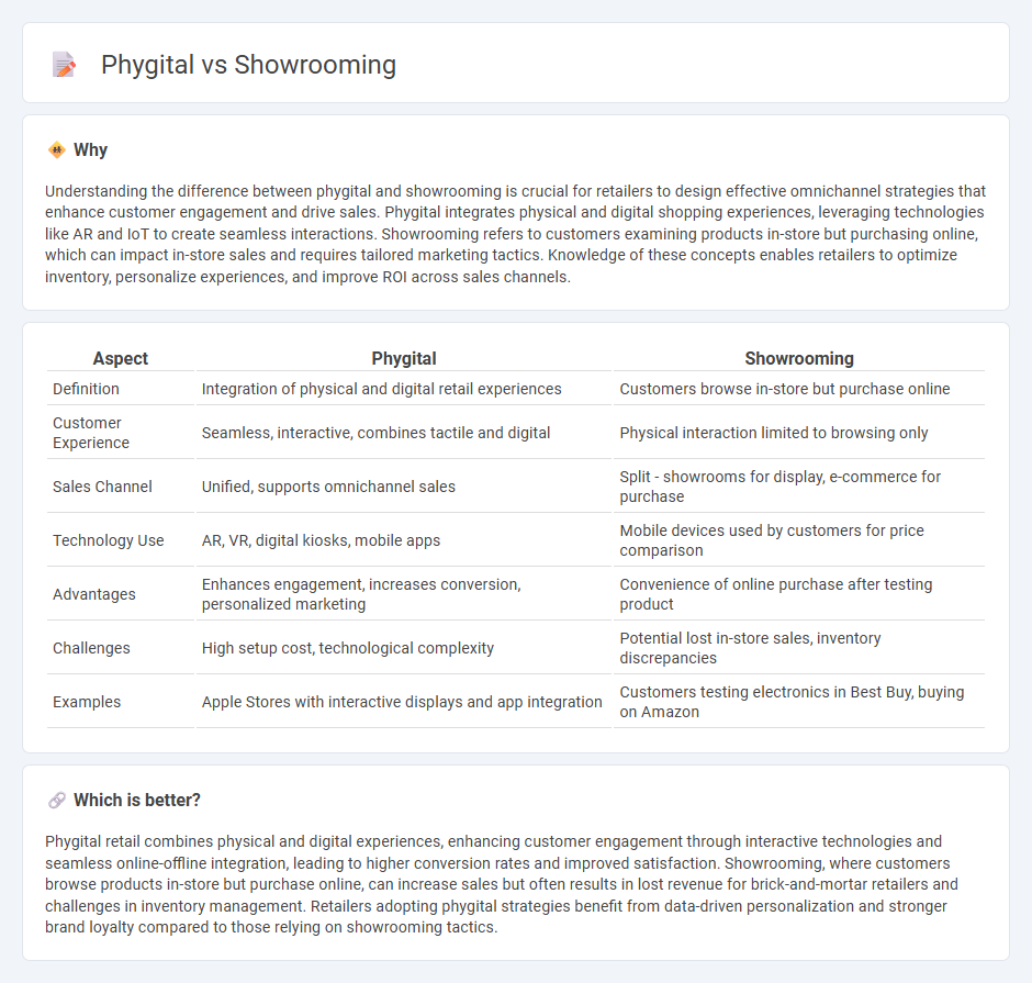 Phygital vs Showrooming in Retail