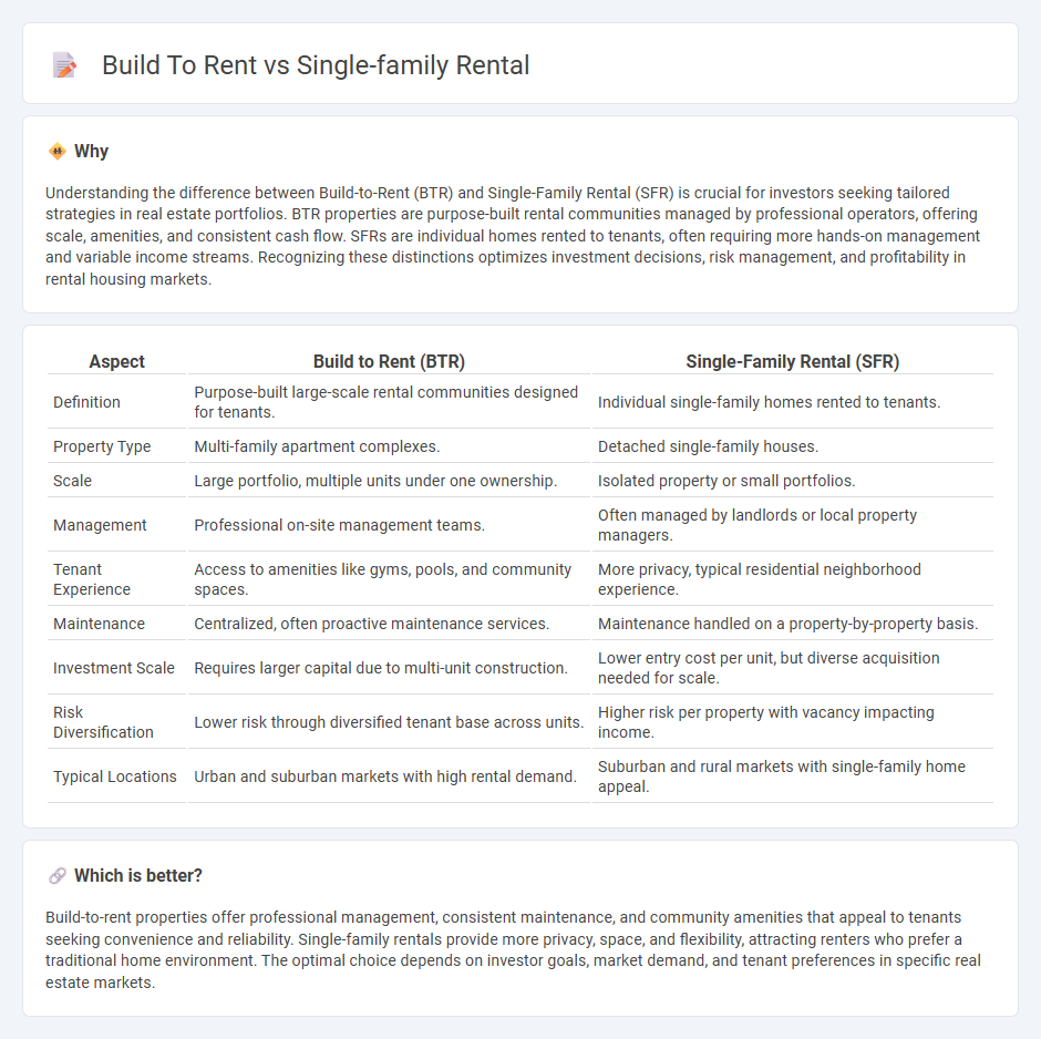 Build To Rent vs Single-Family Rental in Real Estate