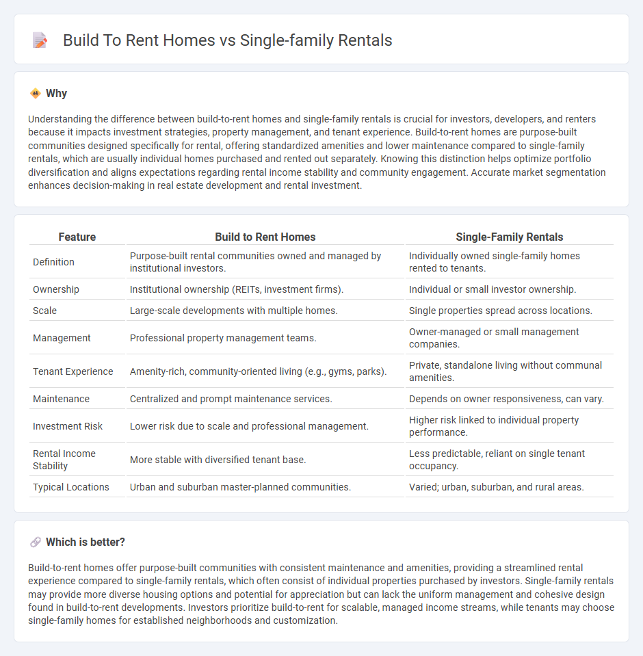 Build To Rent Homes vs Single-Family Rentals in Real Estate