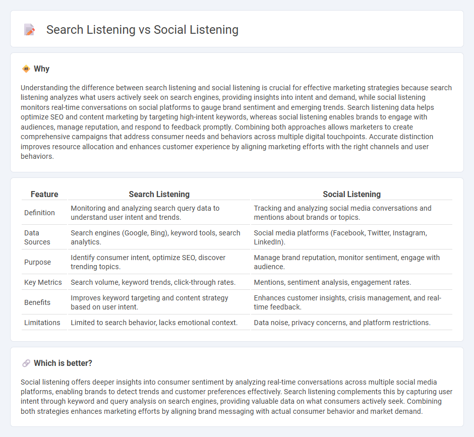 Search Listening vs Social Listening in Marketing