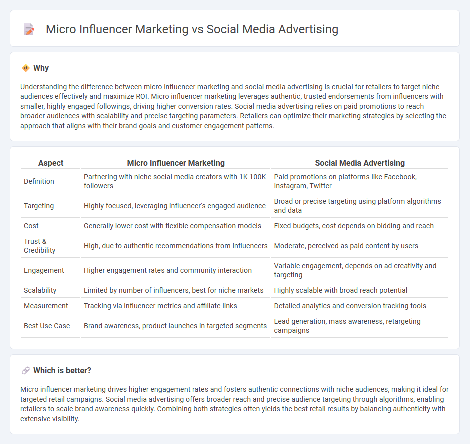 Micro Influencer Marketing vs Social Media Advertising in Retail