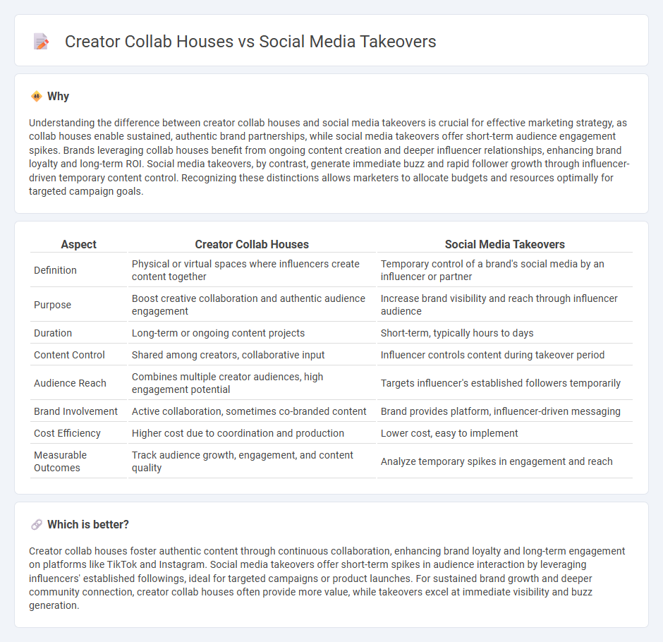 Creator Collab Houses vs Social Media Takeovers in Marketing