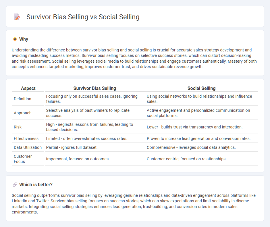 Survivor Bias Selling vs Social Selling in Sales