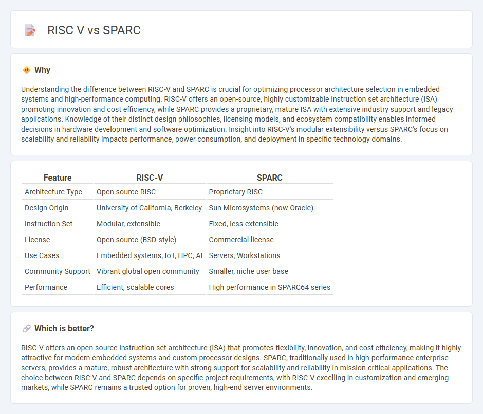 Risc V vs Sparc in Technology