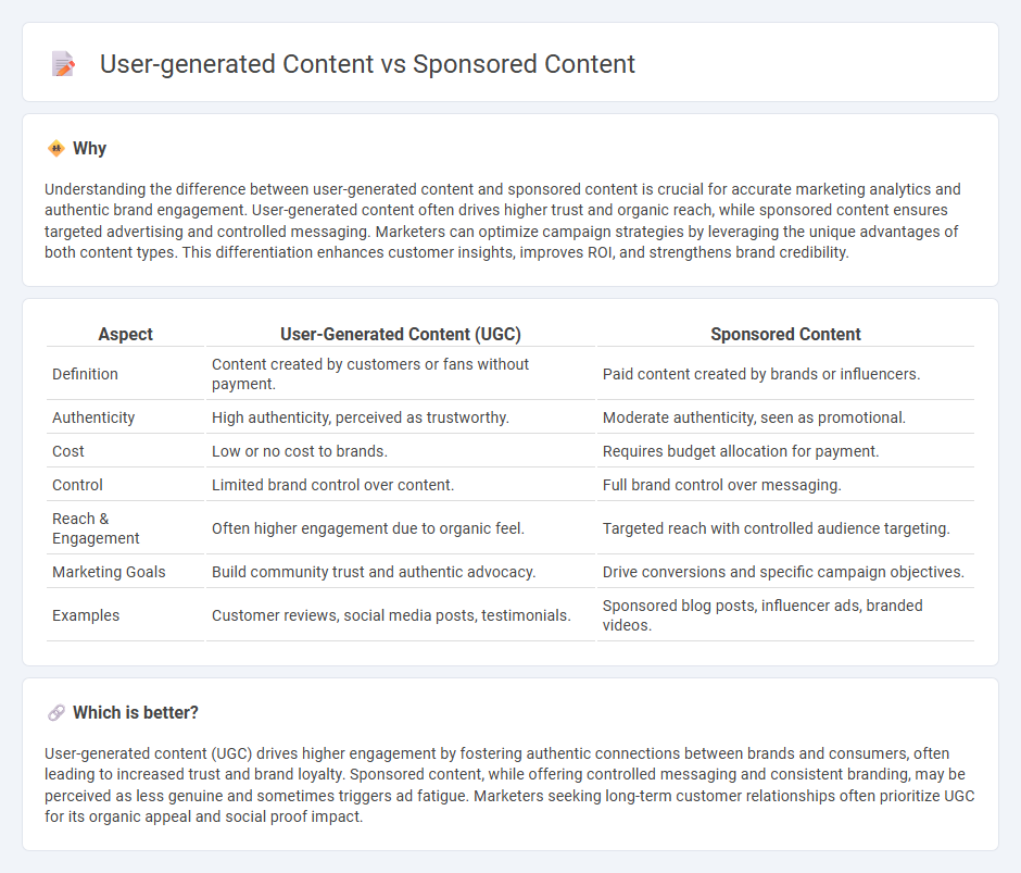User-Generated Content vs Sponsored Content in Marketing