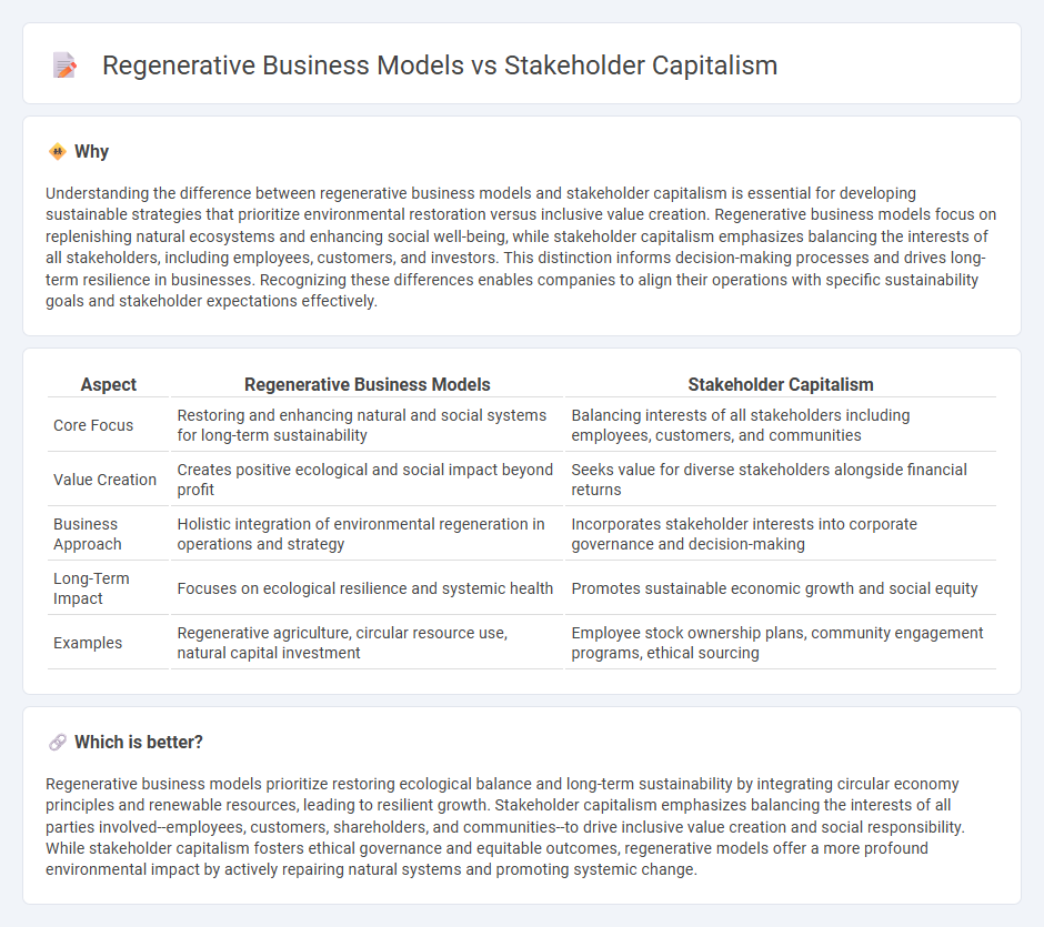 Regenerative Business Models vs Stakeholder Capitalism in Consulting