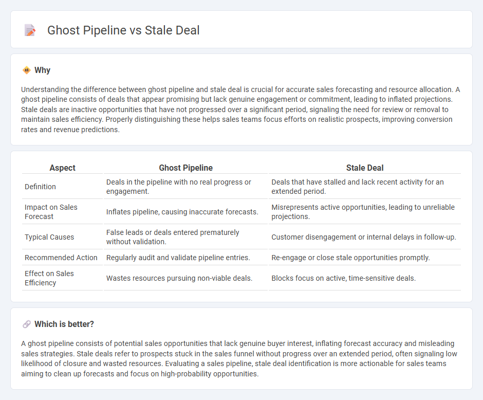 Ghost Pipeline vs Stale Deal in Sales