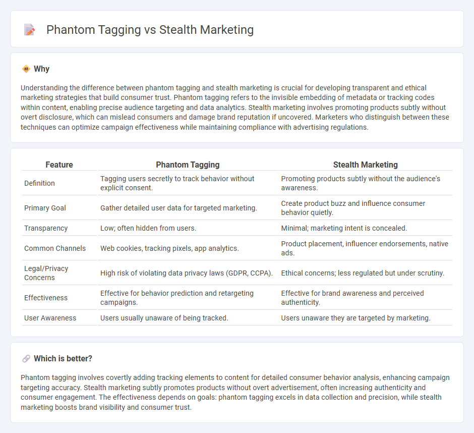 Phantom Tagging vs Stealth Marketing in Marketing