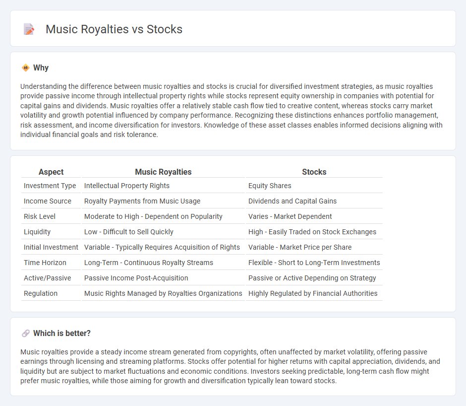 Music Royalties vs Stocks in Investment