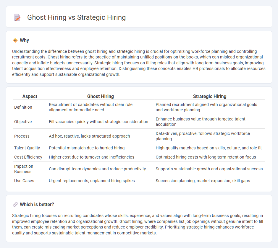 Ghost Hiring vs Strategic Hiring in Human Resources
