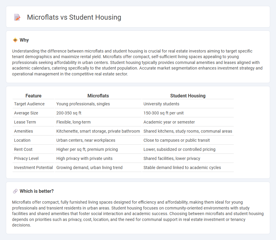 Microflats vs Student Housing in Real Estate