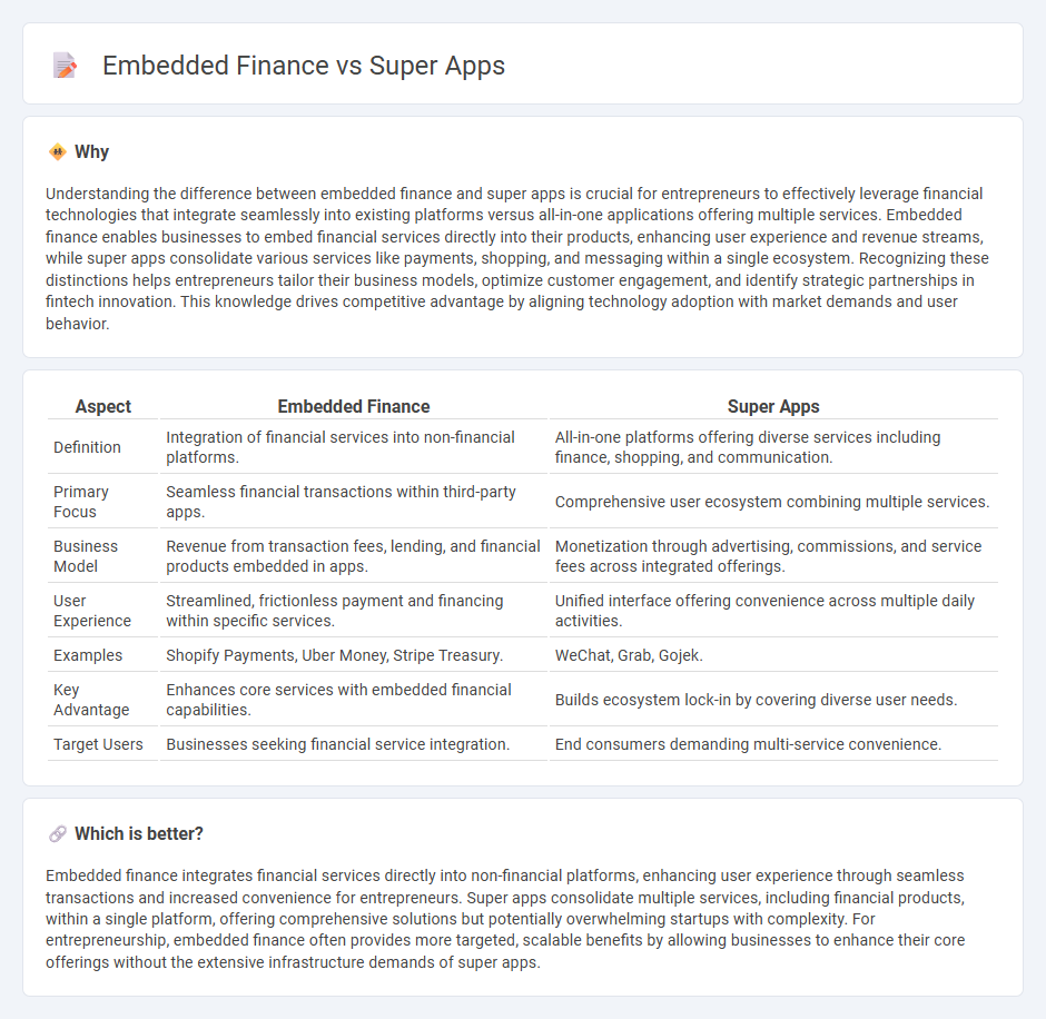 Embedded Finance vs Super Apps in Entrepreneurship