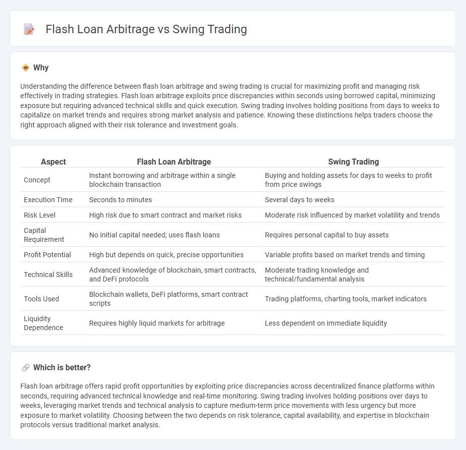 Flash Loan Arbitrage vs Swing Trading in Trading
