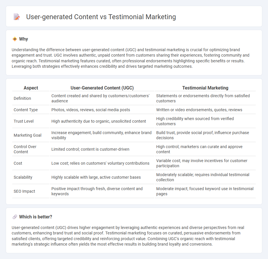 User-Generated Content vs Testimonial Marketing in Marketing