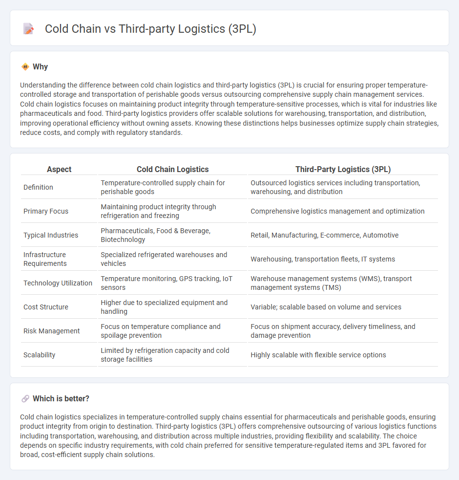 Cold Chain vs Third-Party Logistics (3Pl) in Logistics