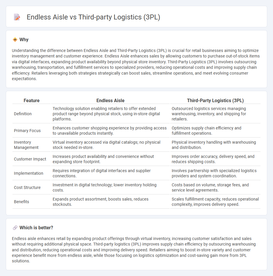 Endless Aisle vs Third-Party Logistics (3Pl) in Retail