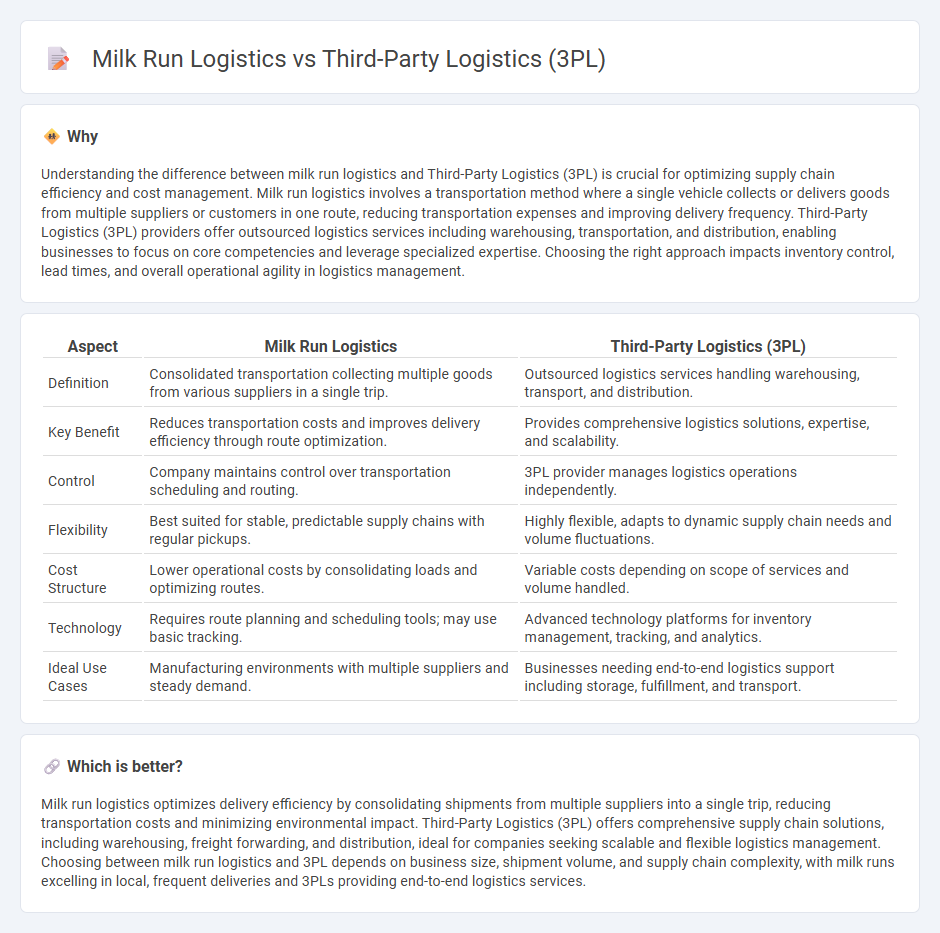 Milk Run Logistics vs Third-Party Logistics (3Pl) in Logistics