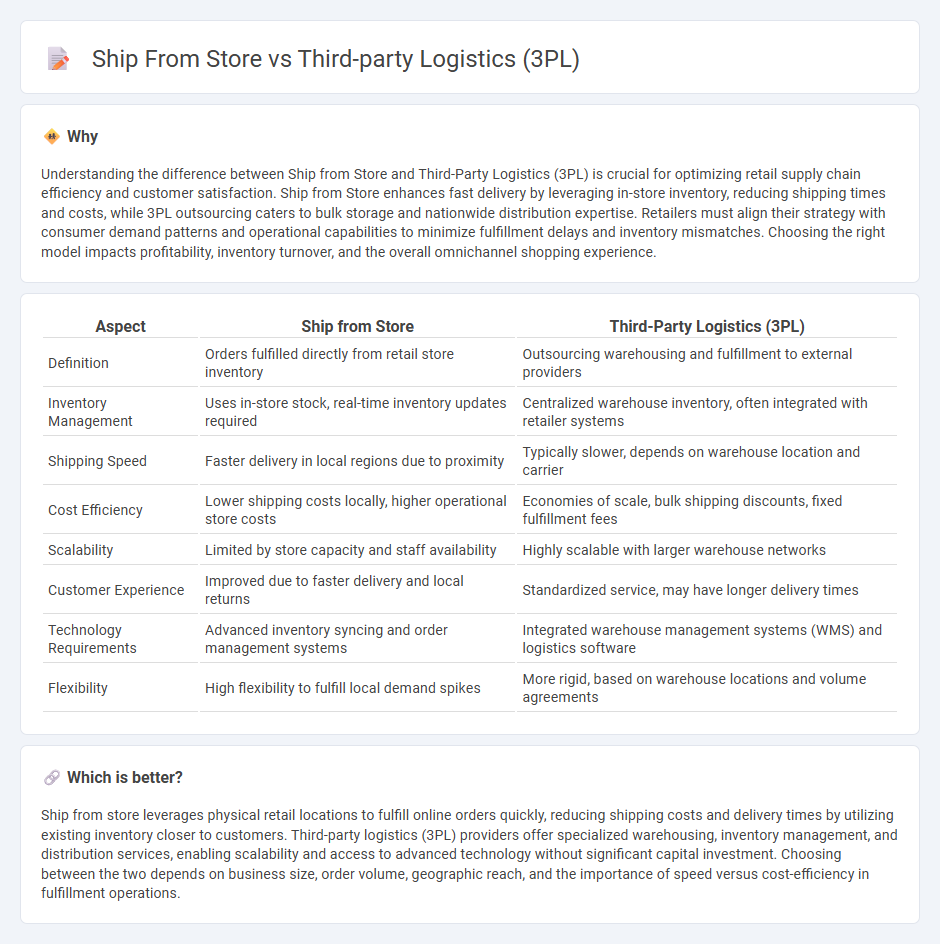 Ship From Store vs Third-Party Logistics (3Pl) in Retail