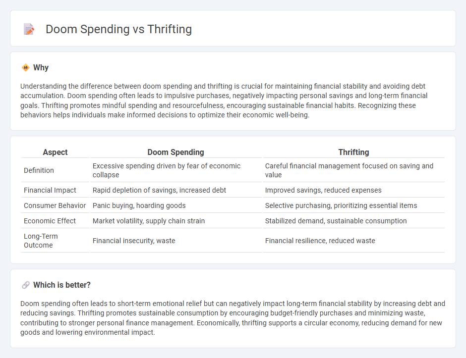 Doom Spending vs Thrifting in Economy