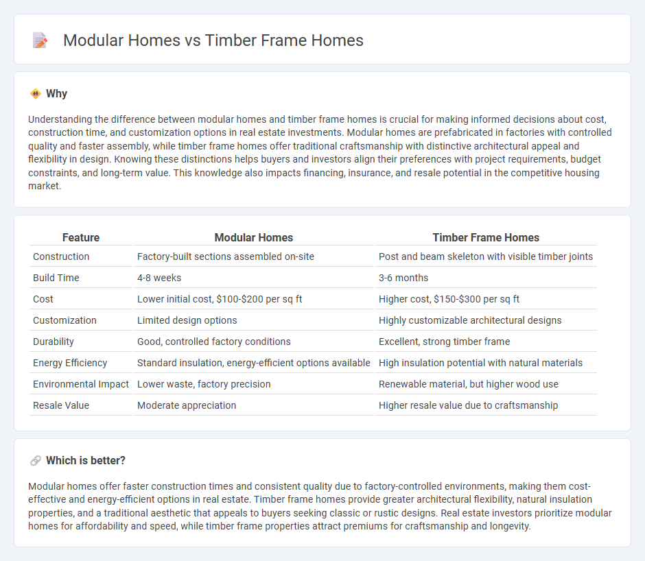 Modular Homes vs Timber Frame Homes in Real Estate