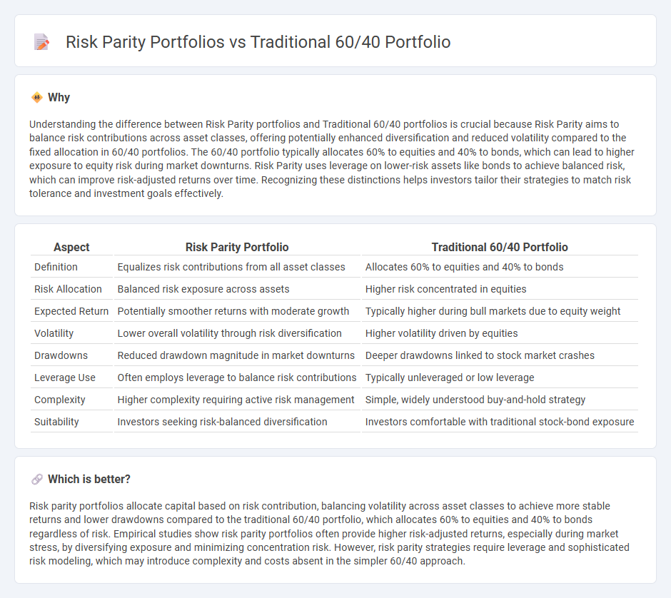 Risk Parity Portfolios vs Traditional 60/40 Portfolio in Finance