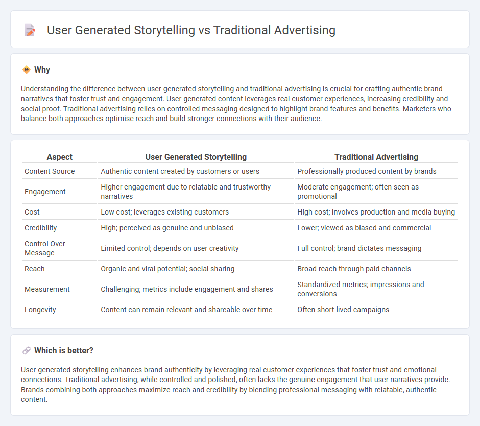 User Generated Storytelling vs Traditional Advertising in Marketing