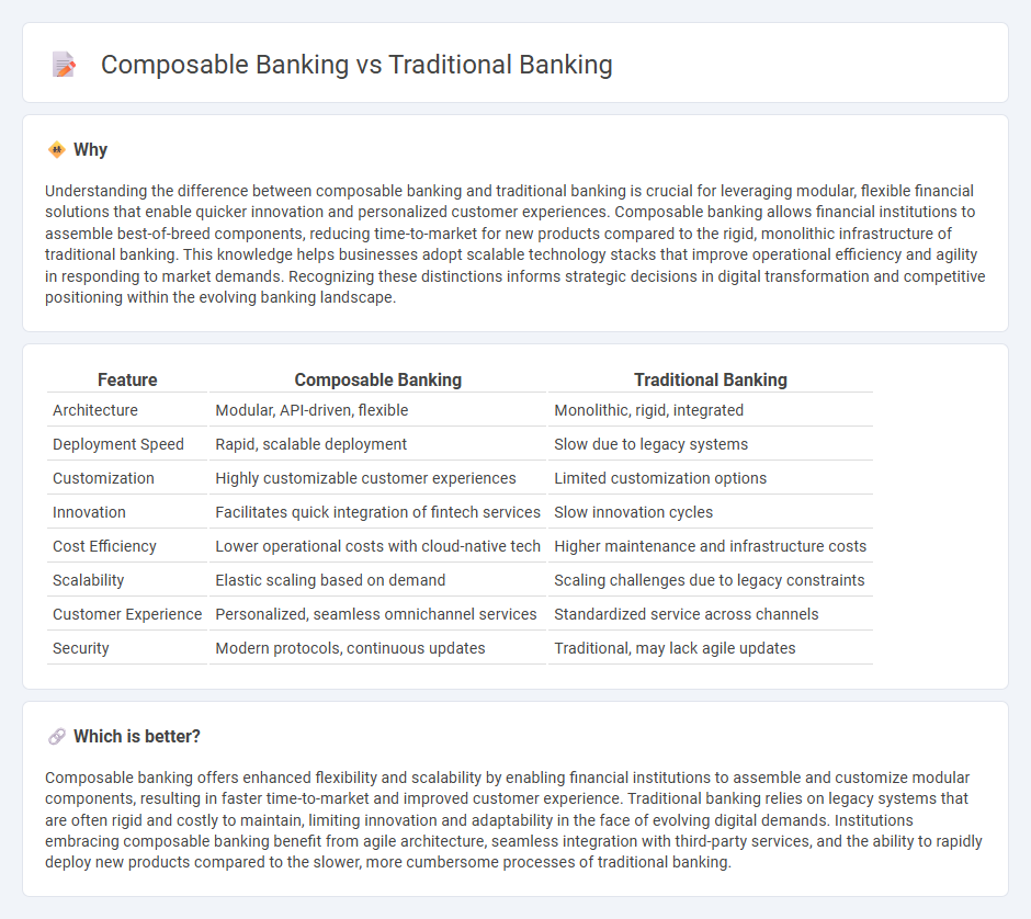 Composable Banking vs Traditional Banking in Banking