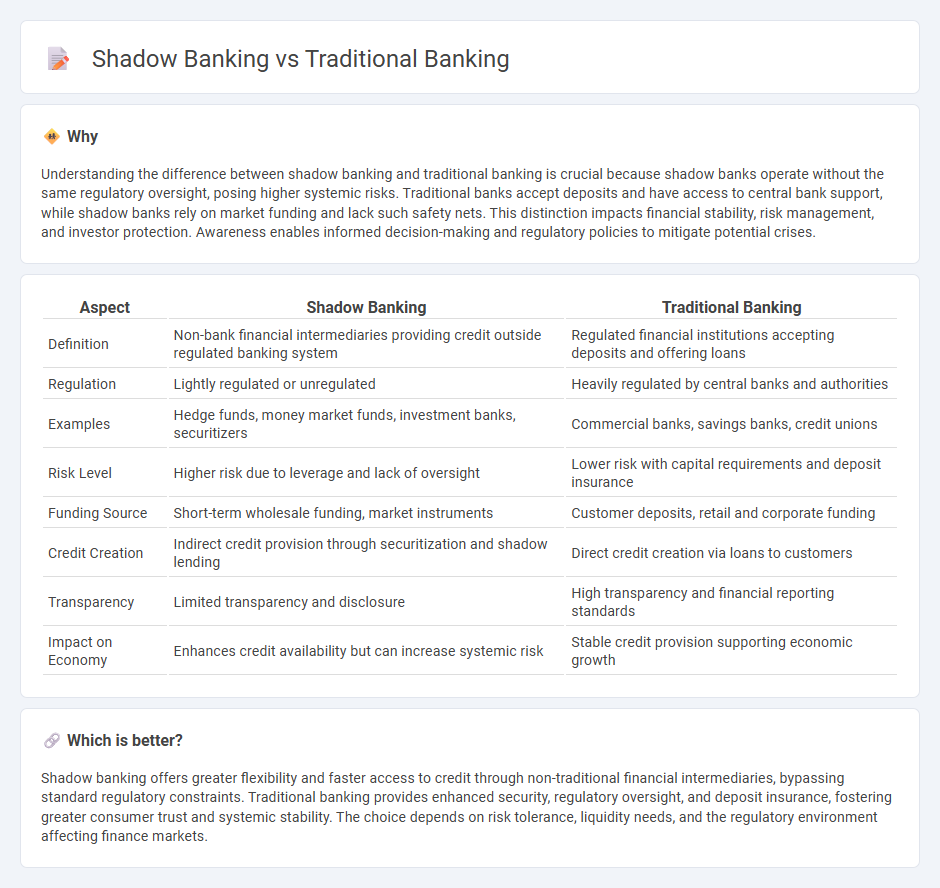 Shadow Banking vs Traditional Banking in Finance