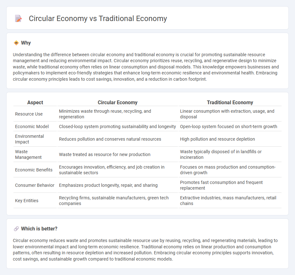 Circular Economy vs Traditional Economy in Economy