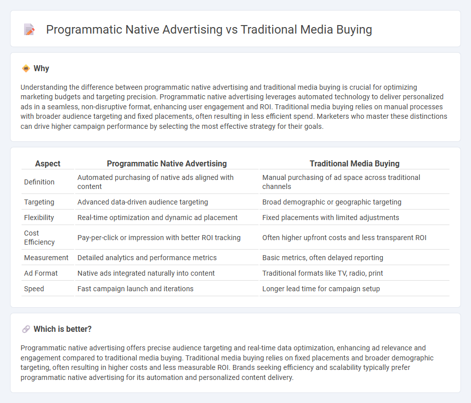Programmatic Native Advertising vs Traditional Media Buying in Marketing