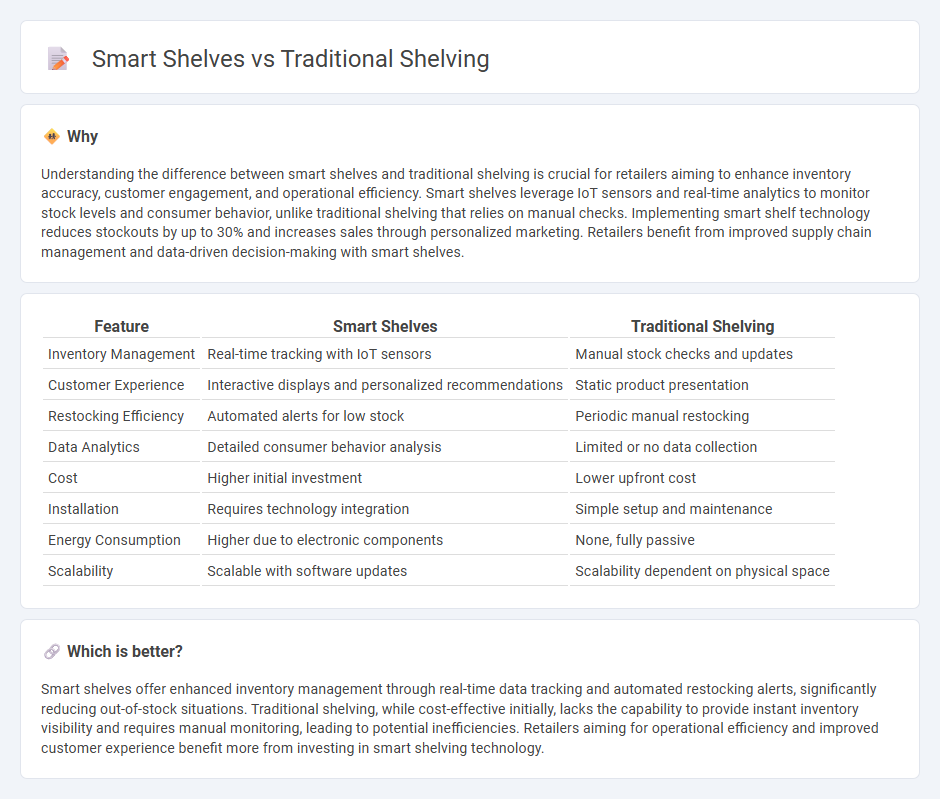 Smart Shelves vs Traditional Shelving in Retail