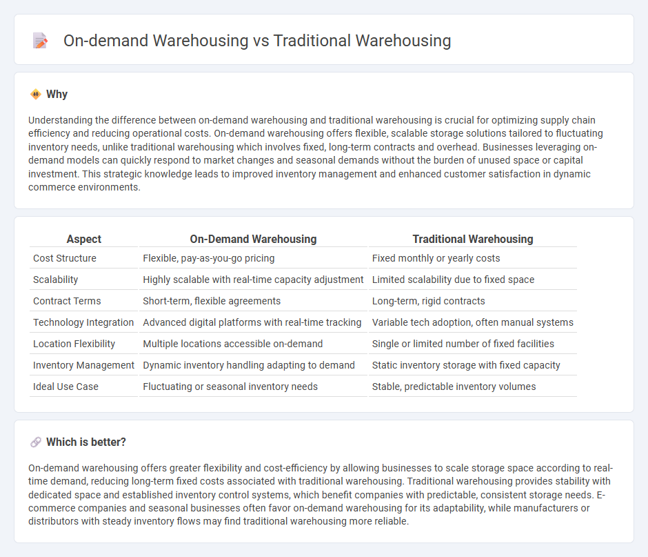 On-Demand Warehousing vs Traditional Warehousing in Commerce