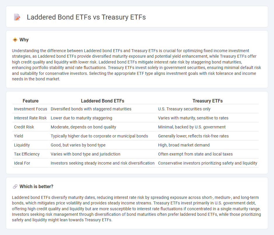Laddered Bond Etfs vs Treasury Etfs in Finance