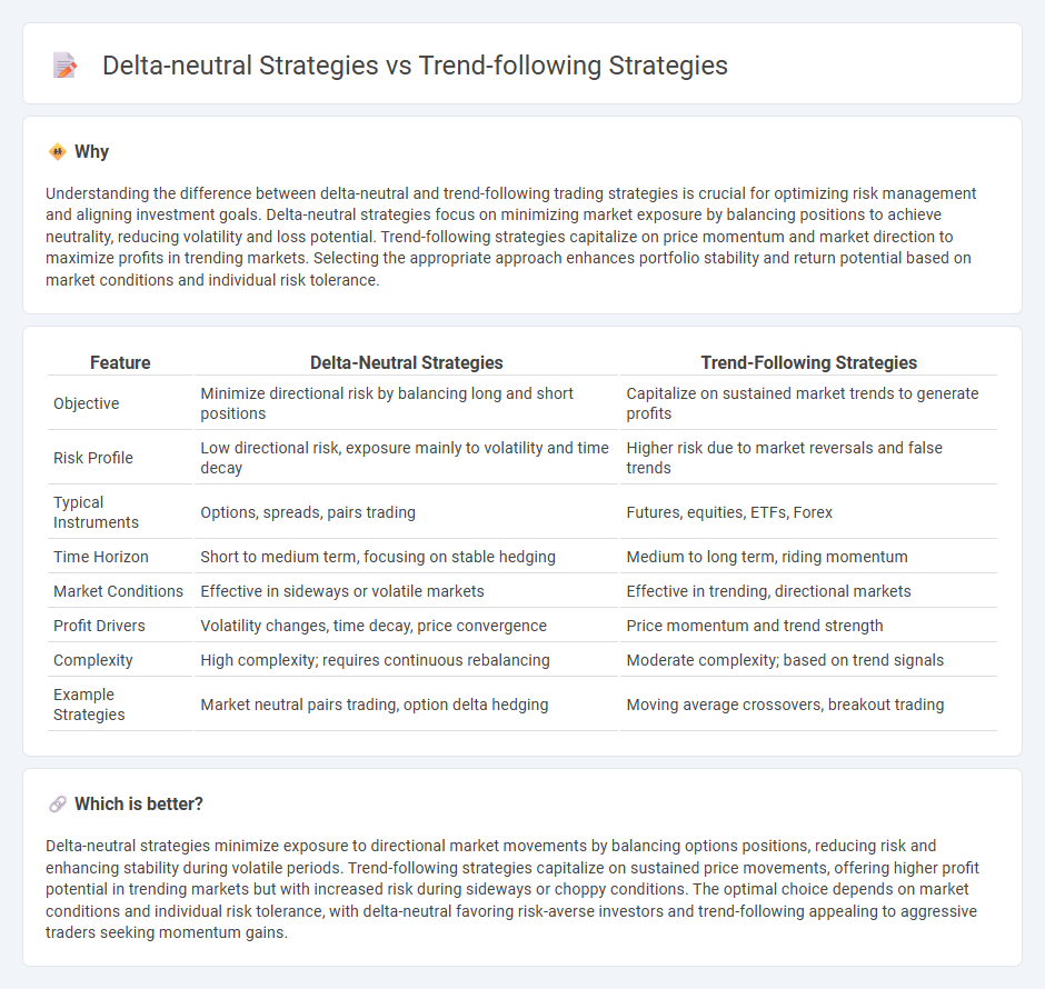 Delta-Neutral Strategies vs Trend-Following Strategies in Trading