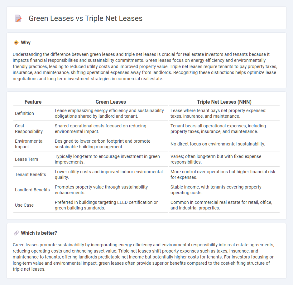 Green Leases vs Triple Net Leases in Real Estate