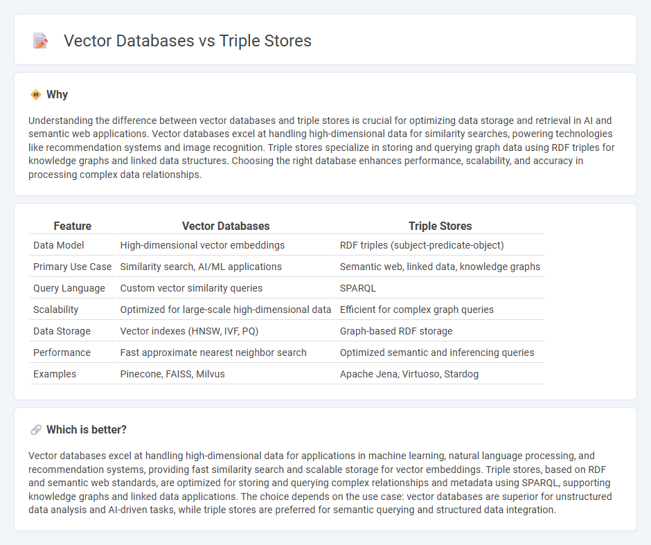 Vector Databases vs Triple Stores in Technology