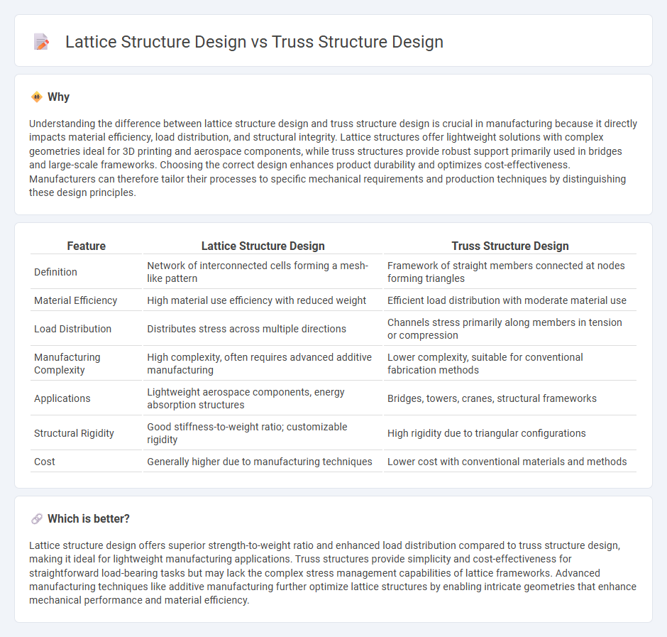 Lattice Structure Design vs Truss Structure Design in Manufacturing