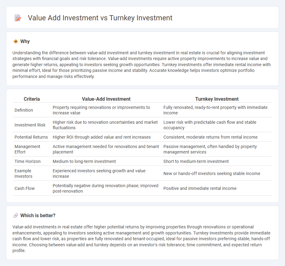 Value Add Investment vs Turnkey Investment in Real Estate