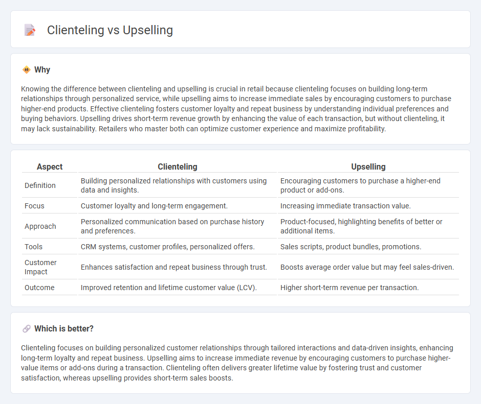 Clienteling vs Upselling in Retail