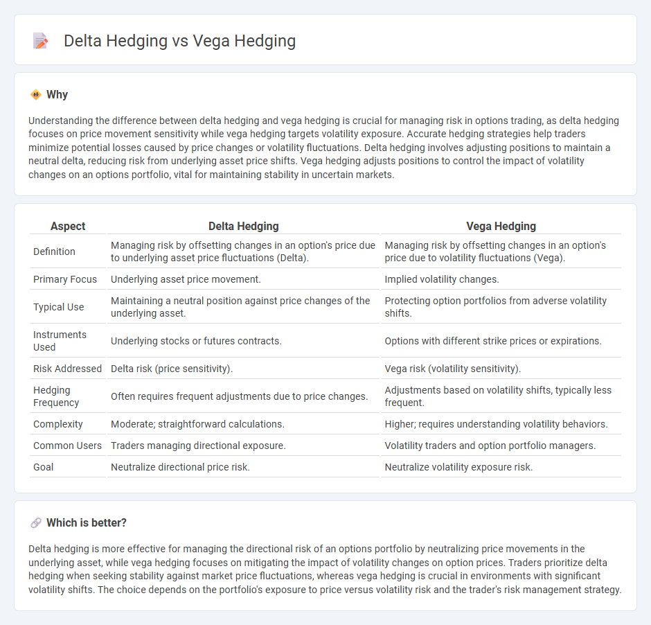 Delta Hedging vs Vega Hedging in Trading