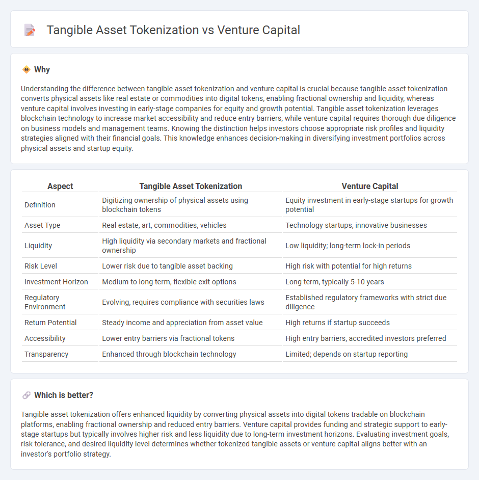 Tangible Asset Tokenization vs Venture Capital in Investment