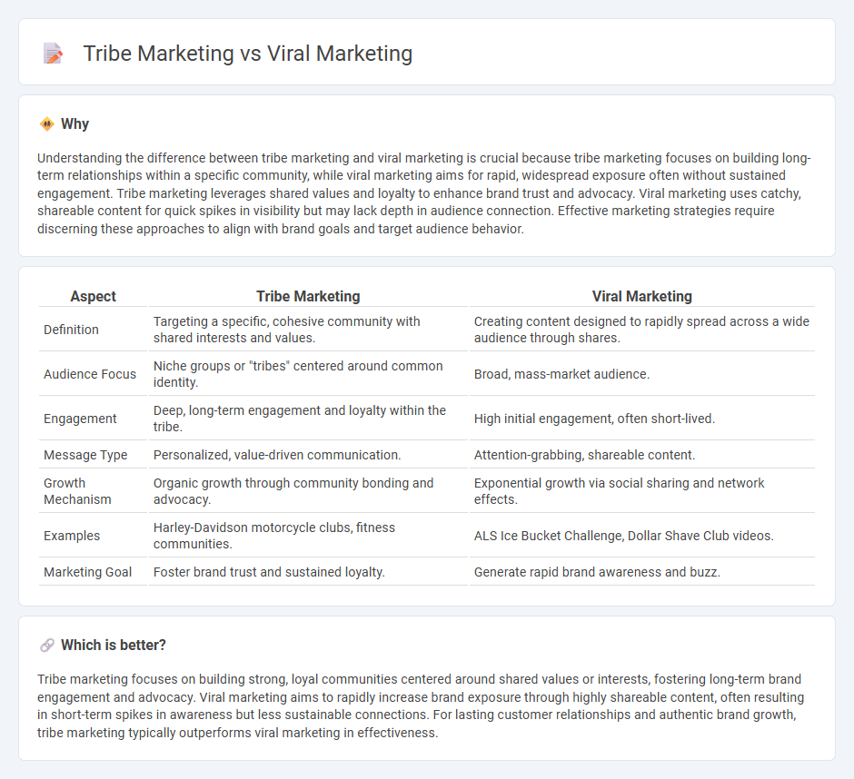 Tribe Marketing vs Viral Marketing in Marketing