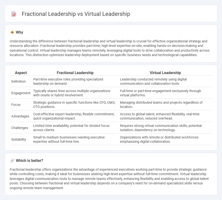 Fractional Leadership vs Virtual Leadership in Management