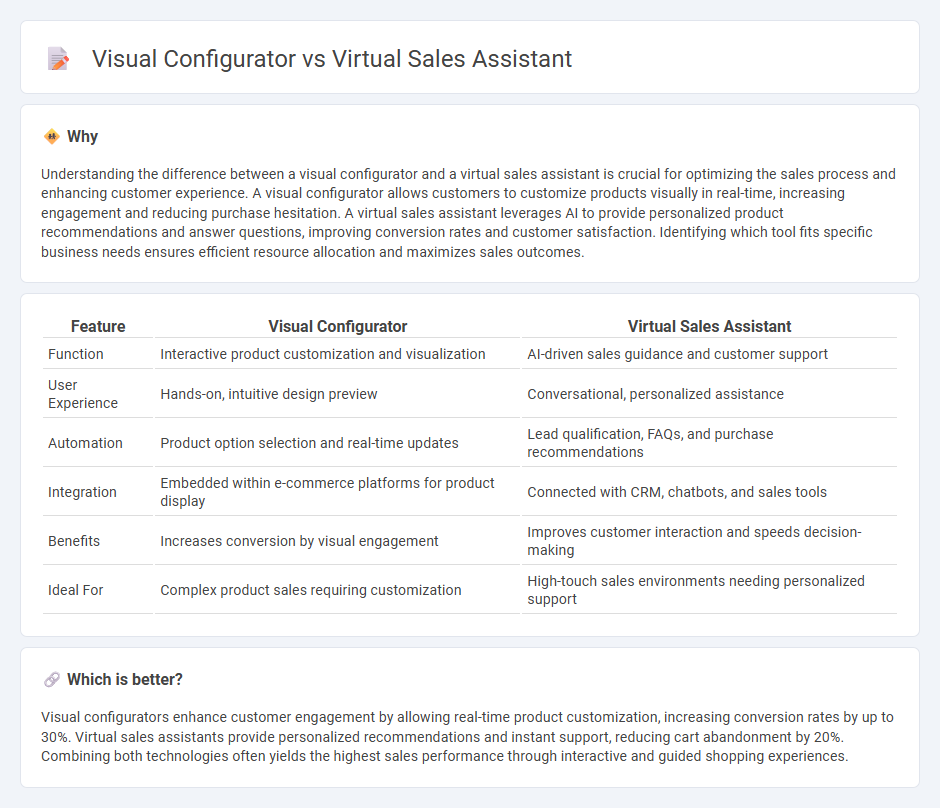 Visual Configurator vs Virtual Sales Assistant in Sales