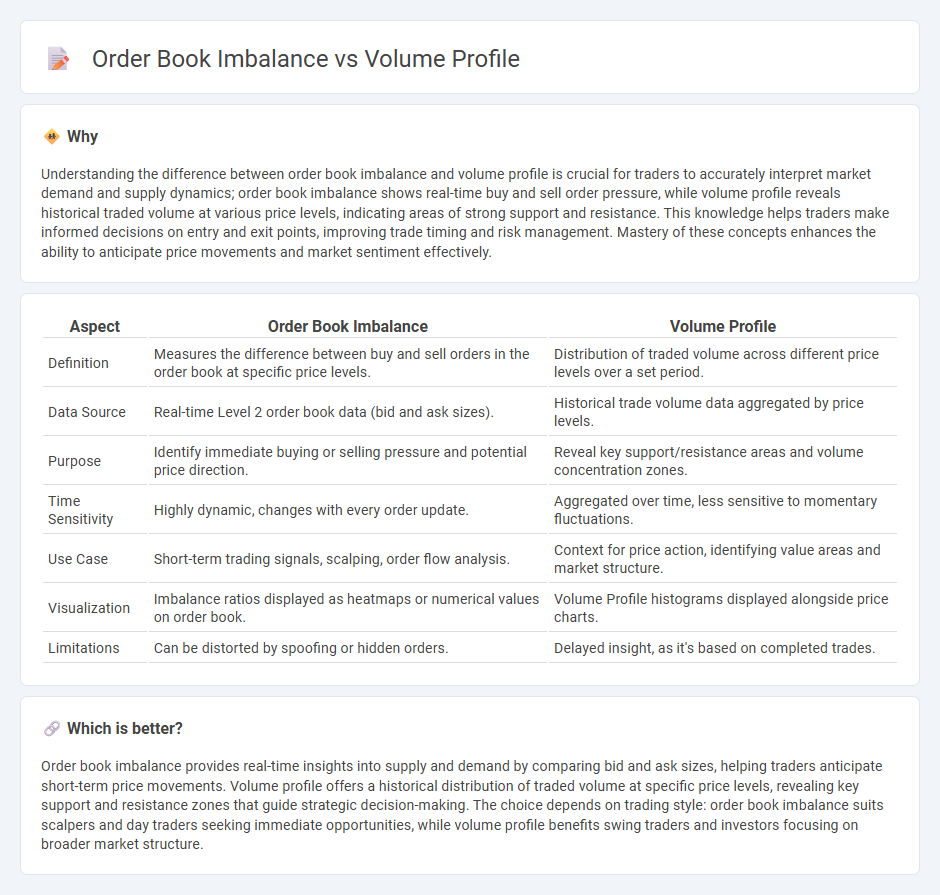 Order Book Imbalance vs Volume Profile in Trading
