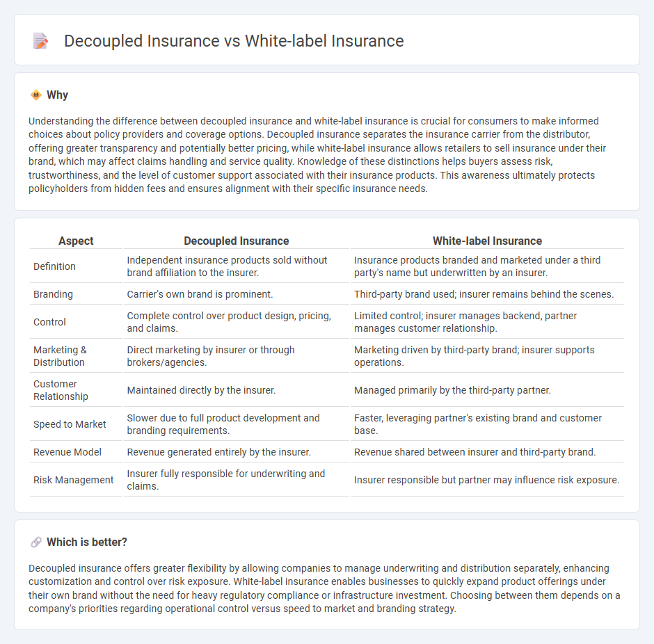 Decoupled Insurance vs White-Label Insurance in Insurance